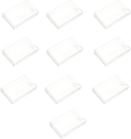 10PCS Video Game Cartridge Protectors Cover for Game Dust-resistant Clear PET Cartridge Display Storage Case Sleeve Transparent Protective Cover for Cards in Kuwait
