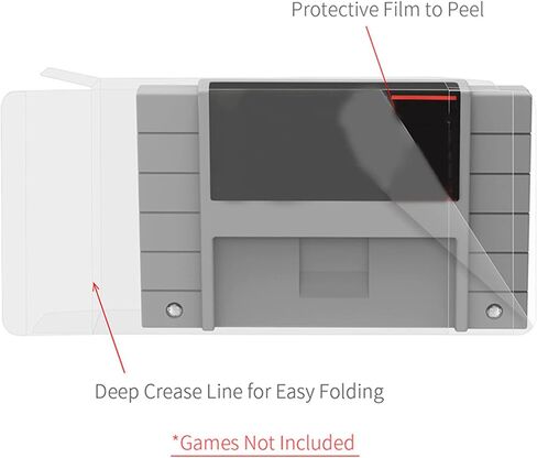 10PCS Video Game Cartridge Protectors Cover for Game Dust-resistant Clear PET Cartridge Display Storage Case Sleeve Transparent Protective Cover for Cards in Kuwait