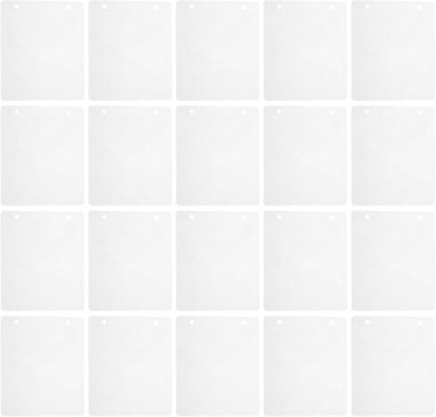 SEWACC 50pcs Double Sided CD DVD Sleeves Insert Pages for Disc Binder, White Pp Plastic Media Storage Sleeves with Instant Use Convenience, for Disc Collection Organizer and Home Use in Kuwait