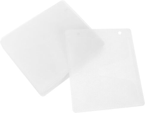 SEWACC 50pcs Double Sided CD DVD Sleeves Insert Pages for Disc Binder, White Pp Plastic Media Storage Sleeves with Instant Use Convenience, for Disc Collection Organizer and Home Use in Kuwait
