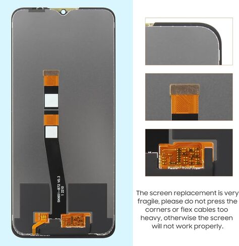 for Boost Mobile Celero 5G Screen Replacement for Celero 5G LCD Display WTCELERO Touch Screen Digitizer Full Assembly with Repair Tools (Black) in Kuwait