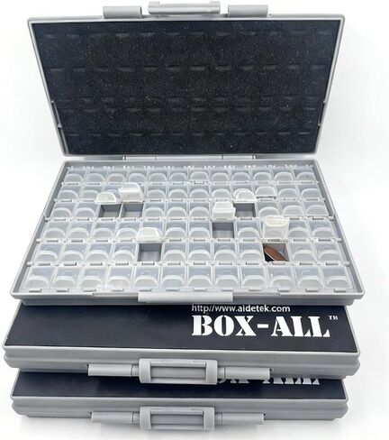 AideTek BOXALL48 lids empty enclosure SMD SMT organizer surface mount Organizer lid 1206 0805 0603 0402 in Kuwait