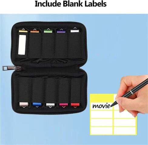 Flash Drive Case 4pcs Flash Drive Storage Case Dustproof Organizer Box for Thumb Drives and Electronic Accessories Compact and Portable Black Holds 10 for Home Office Client Meetings in Kuwait