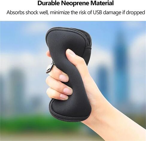 Flash Drive Case 4pcs Flash Drive Storage Case Dustproof Organizer Box for Thumb Drives and Electronic Accessories Compact and Portable Black Holds 10 for Home Office Client Meetings in Kuwait