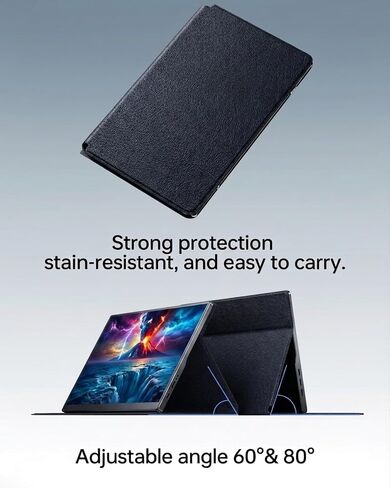 KOOFORWAY 15.6" Portable Monitor for Laptop, FHD 1080P,10-Point Touchscreen in Saudi Arabia