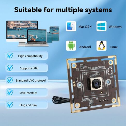 16MP Autofocus USB Camera Module IMX298 Sensor in Saudi Arabia