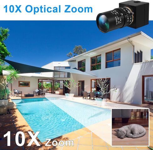 16MP USB Camera with 5-50mm Manual Varifocal Lens for Lightburn in Saudi Arabia