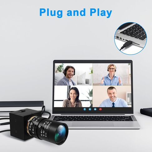 16MP USB Camera with 5-50mm Manual Varifocal Lens for Lightburn in Saudi Arabia