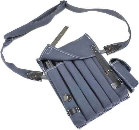 WW2 German Fallschirmjäger MP40 Magazine Pouch with Shoulder Strap Luftwaffe Blue in Saudi Arabia