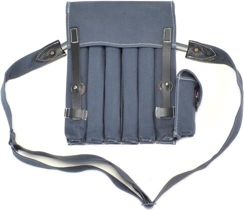 WW2 German Fallschirmjäger MP40 Magazine Pouch with Shoulder Strap Luftwaffe Blue in Saudi Arabia