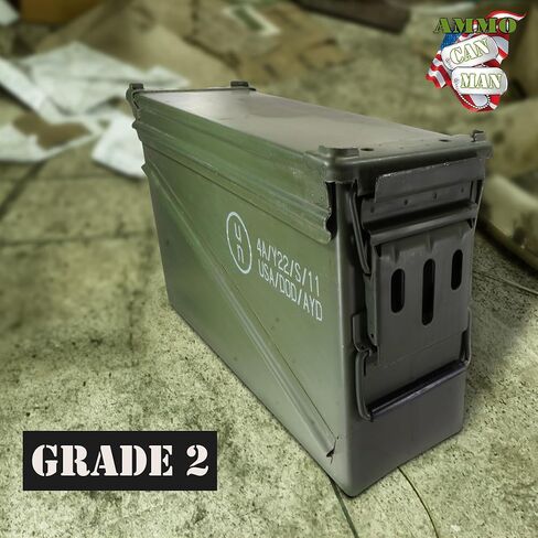 PA120 40mm Ammo Can Holder Box (Matte Olive Drab) - Waterproof Metal Storage Box w/Front Metal Latch, Swing-Out Handle – Ideal Ammo Can Surplus, Tools & Emergency Supplies in Saudi Arabia