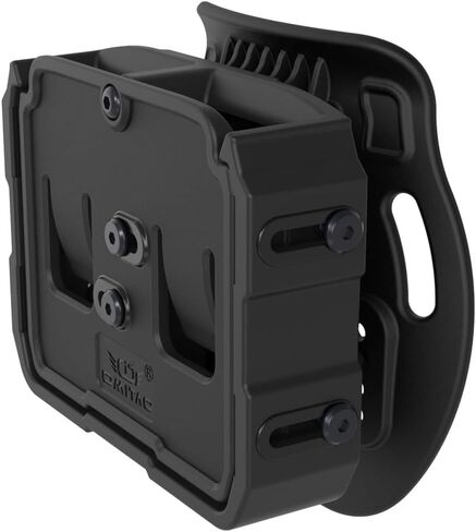 Universal Double Magazine Pouch for 9mm,10mm,.357, .40, .45 Caliber Dual & Single Stack Magazines-Polymer Paddle Pouch| Adjustable Width and Thickness| Ambidextrous | Outside Waistband | Black in Saudi Arabia