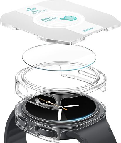 JULK 2+2Pack For Galaxy Watch Ultra-2 Case and Screen Protector 47mm in Kuwait