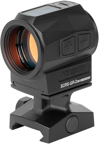 HOLOSUN SCRS Series 2 MOA Dot & 65 MOA Circle Solar Charging Sight - Shake Awake,Auto Adjusting & Manual Brightness Control- Red/Green Options in Kuwait