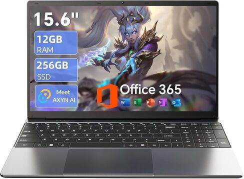 15.6'' AI Laptop with Office 365, 12GB RAM 256GB SSD in Saudi Arabia