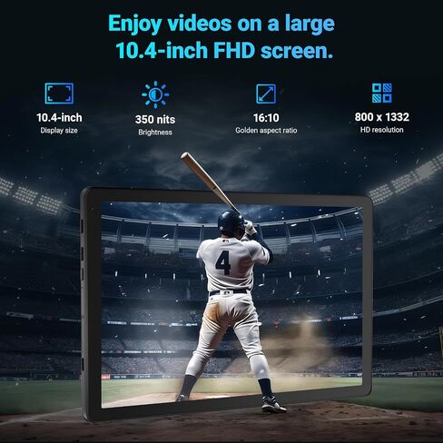 جهاز لوحي Evermyth Android 15 مقاس 10 بوصة، وذاكرة وصول عشوائي 16 جيجابايت وذاكرة تخزين داخلية 32 جيجابايت وذاكرة تخزين داخلية 1 تيرابايت قابلة للتوسيع، وواي فاي سريع 6 وBT 5.4 أجهزة لوحية 5 النواة، وشاشة لمس HD IPS، وبطارية 8H+، وكاميرا مزدوجة محمولة للب in Kuwait