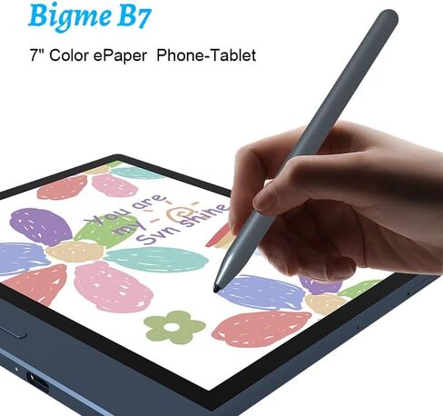 Bigme B7 7-Inch Color ePaper Tablet with 8+128GB Storage and 4G Calling Capability in Saudi Arabia