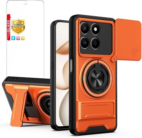 Compatible with Honor 400 Smart/Honor X7d Case 4G(5G), Orange in Saudi Arabia