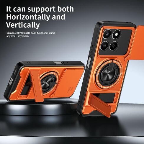 Compatible with Honor 400 Smart/Honor X7d Case 4G(5G), Orange in Saudi Arabia