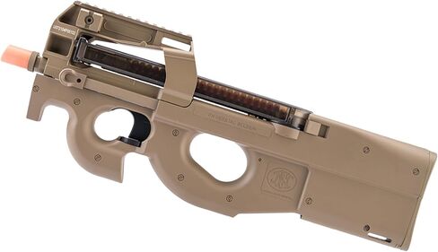 Evike Airsoft - FN Herstal Licensed P90® Full Size Metal Gearbox AEG Airsoft (Color: Dark Earth/Gun Only) in Saudi Arabia