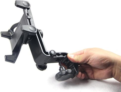 Car Tablet Holder Black Adjustable Plastic Seat Headrest Mount in Kuwait
