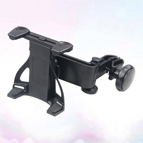 Car Tablet Holder Black Adjustable Plastic Seat Headrest Mount in Kuwait
