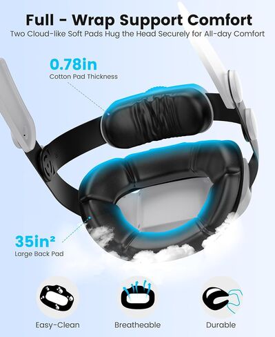 VR Waist Belt Battery Pack for Meta Quest 3S/3/2, 12000mAh in Saudi Arabia
