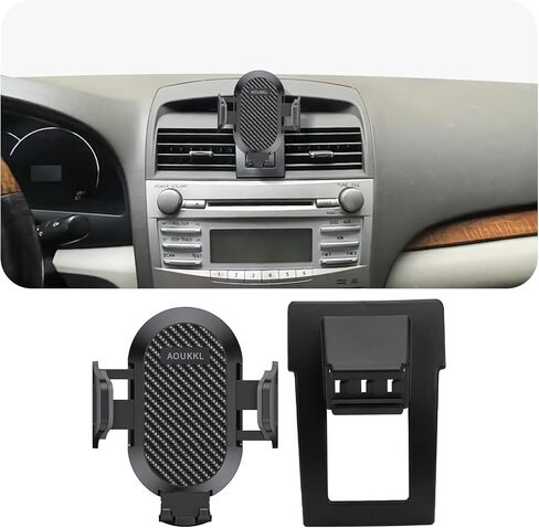 Car Phone Holder Fits for Toyota Camry 2007-2011 Accessories,Thick Cases Friendly,Cell Phone Mount for 4.7-7 in Phones,360 Degree Rotation,Easy to Install in Kuwait