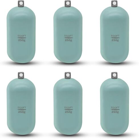 Lead Free Fishing Weights Sinkers 80g-1000g Coated Raindrop Weights Bank Sinkers Cylindrical Deep Drop Weights Assorted Sizes Bag Non-Lead Fishing Weights Saltwater for Bottom Fishing in Saudi Arabia