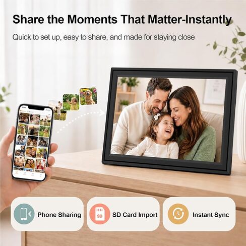 10.1 Inch WiFi Digital Picture Frame with IPS Touchscreen in Kuwait