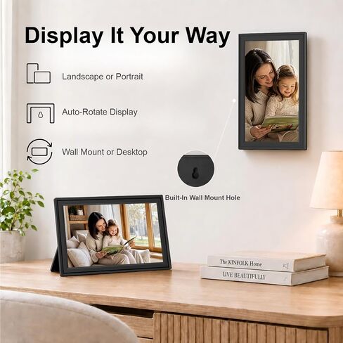 10.1 Inch WiFi Digital Picture Frame with IPS Touchscreen in Kuwait