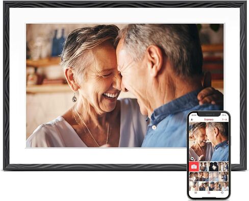Bundle: 2 Pack Frameo 10.1 Inch Digital Picture Frame (White+Black) in Kuwait