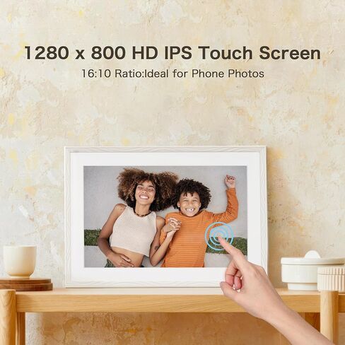 Bundle: 2 Pack Frameo 10.1 Inch Digital Picture Frame (White+Black) in Kuwait
