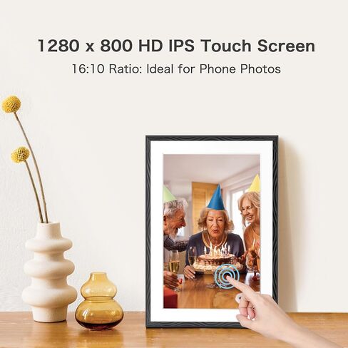 Bundle: 2 Pack Frameo 10.1 Inch Digital Picture Frame (White+Black) in Kuwait