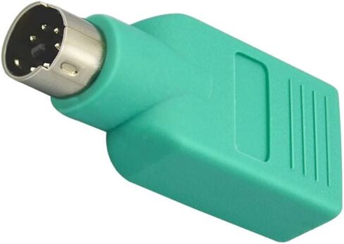 USB Female to Male Adapter Easy Converter for USB Mouse No Drivers Required Compatible Cordless Devices Passive for Desktop Pc Use in Kuwait
