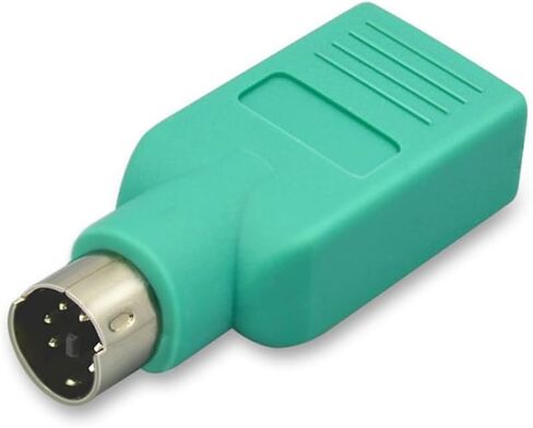 USB Female to Male Adapter Easy Converter for USB Mouse No Drivers Required Compatible Cordless Devices Passive for Desktop Pc Use in Kuwait