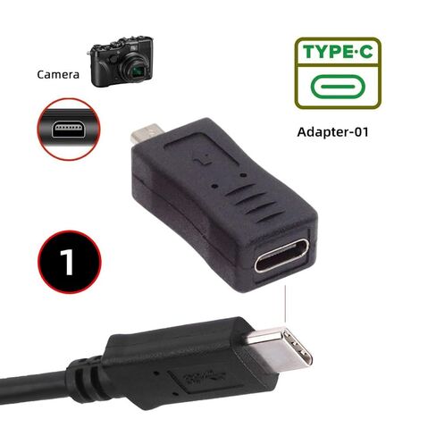chenyang 3 Pack Mini 8Pin to USB 2.0 Adapter,USB C/Mini USB/Micro USB to Mini 8Pin Data Transfer Charging Converter Adapter in Kuwait