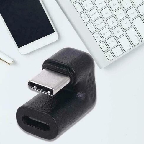 U-Shaped Angled USB 3.1 Type C Male-to-Female to Micro USB Female OTG USB-C Converter Adapter in Kuwait