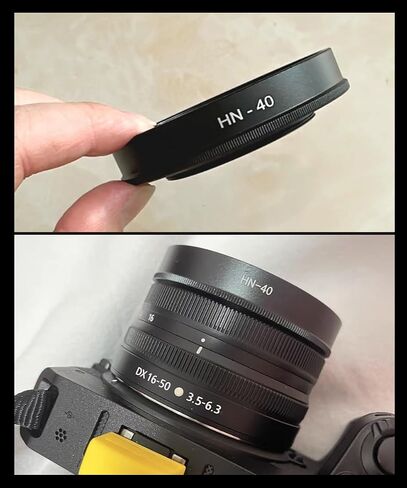 HN-40 Hood Lens for Nikon Z50 Z30 Zfc w/Z DX 16-50mm f/3.5-6.3 VR Lens in Kuwait