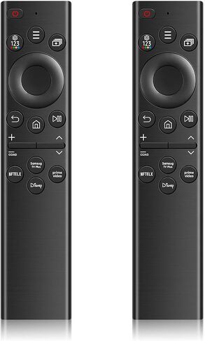 2-Pack Replacement Remote for Samsung Smart TV Compatible with All Samsung Frame LED QD Neo QLED 4K HDR Smart TVs from 2018 to 2024 Universal IR Control, No Voice Required 4 Quick-Access Buttons in Kuwait