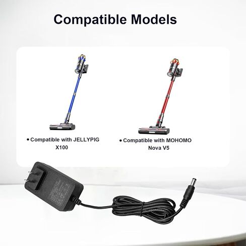 36V Charger Replacement for JELLYPIG X100 & MOHOMO Nova V5 29.6V Vacuum in Saudi Arabia