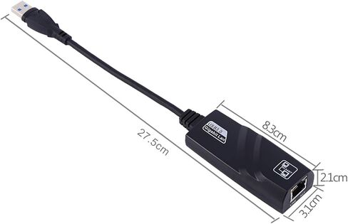 SuperSpeed USB 3.0 to RJ45 Ethernet Network Adapter HighSpeed and Durable for and Systems in Saudi Arabia