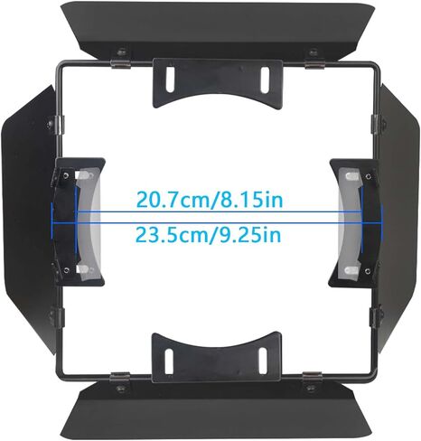 Door Adjuster Stage Lighting Line Adjuster, Par Lighting Barn Door Line Mask, Light Adjustment Accessories, Suitable for a Variety of Caliber 20cm ± 1cm Fixtures DIY Retrofit (2pack) in Kuwait