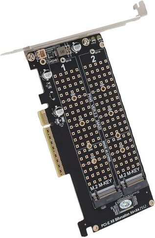Dual M.2 Adapter Card for PCIE X8 Hard Drive (ph45) in Kuwait
