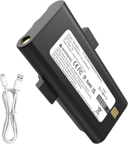 SAPBJ 2 Pack M210 Li-Ion Battery Pack for Brady M210, M210-LAB, BMP21-LAB, BMP21-PLUS Portable Label Maker Battery Replacement, Design Type C Charge & 2400mAh High Capacity in Kuwait