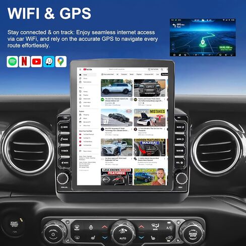 4G+64G Car Radio Stereo for Jeep Wrangler 2018-2023, Gladiator JT 2020-2023 in Saudi Arabia