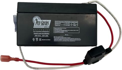 TowMate Rechargable Sealed Lead Acid Battery – 12V1.3Ah - Compatible Wireless Light Bars - Replacement Batteries for TM22/TM21/TM36/TM50&60/TL Series/360 Strobes in Kuwait