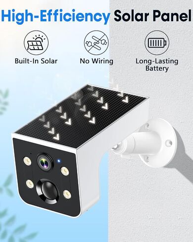 Solar Security Camera Video Quality is Clear During the Day and at Night in Kuwait