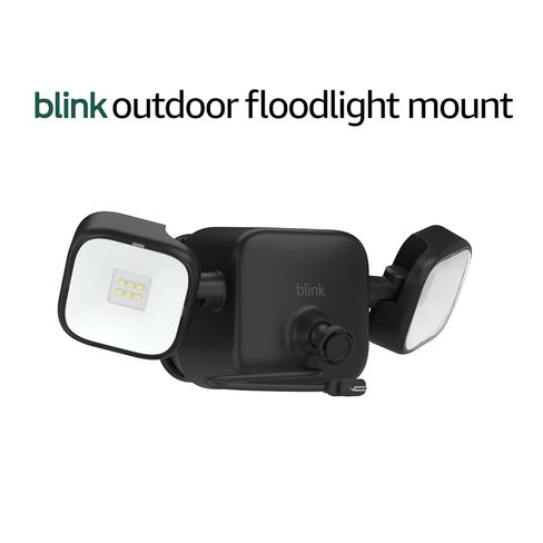 Blink Outdoor Floodlight Mount – Wire-free, 700 lumens, two-year battery life, set up in minutes (Black) in Saudi Arabia
