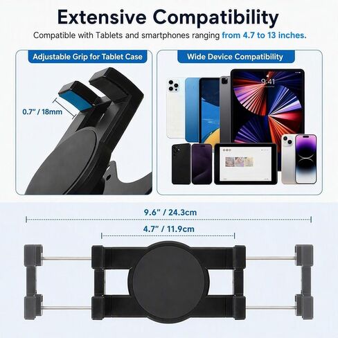 xik Heavy Duty 1.5" Ball Screw Mount Tablet Holder in Saudi Arabia